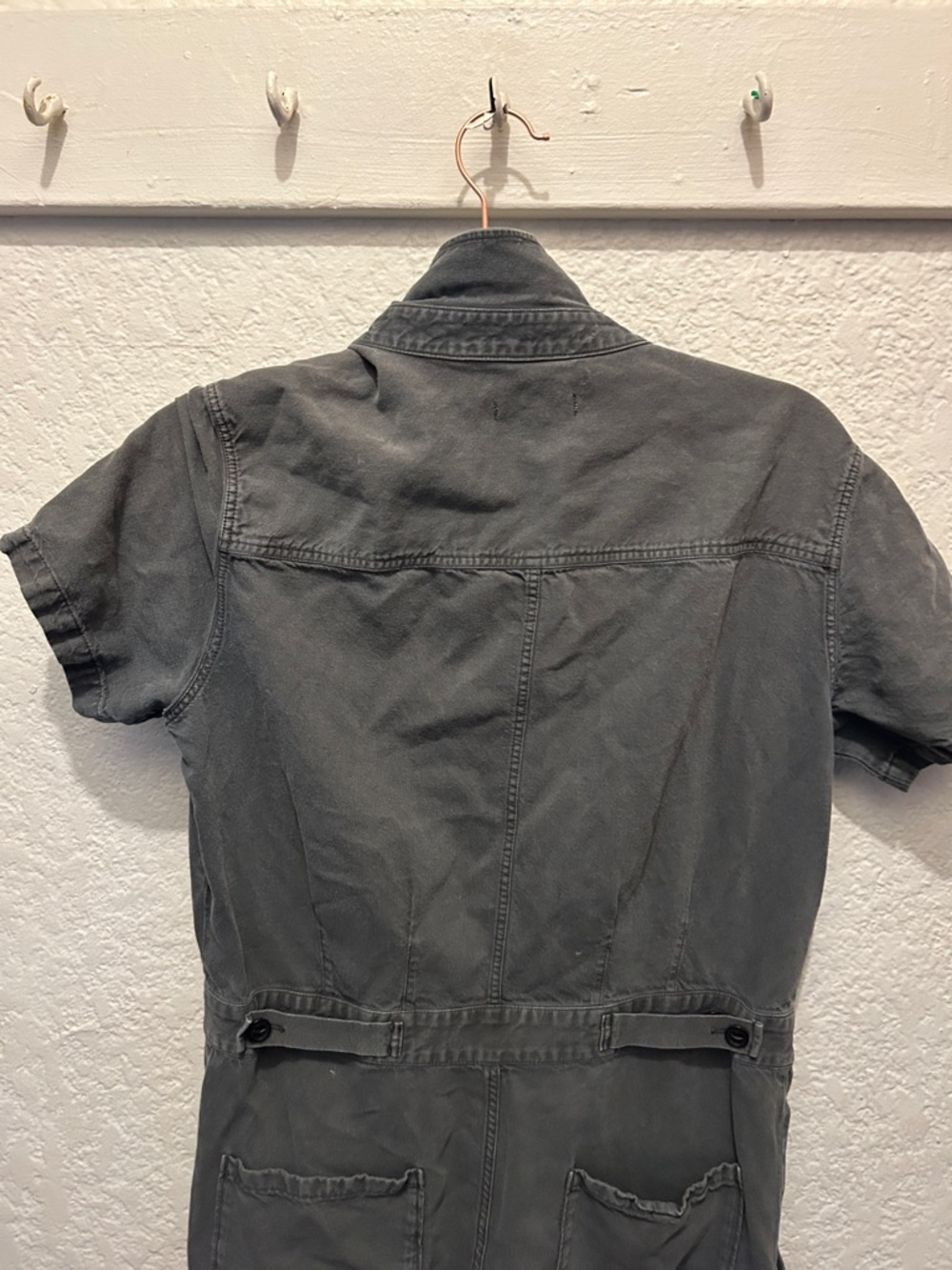 Outerknown Charcoal Gray Collared Shirt Jacket - Picture 5 of 6
